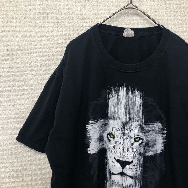 フルーツオブザルーム tシャツ プリント アニマル アメリカ古着 L 1153