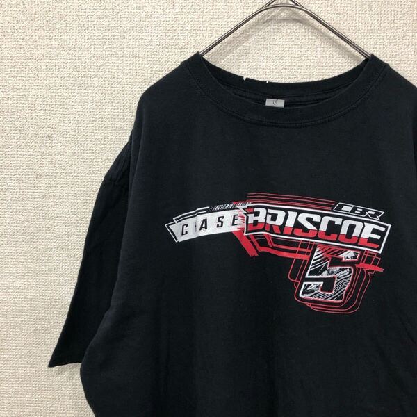 ギルダン tシャツ バックプリント レーシング アメリカ古着 L 1229
