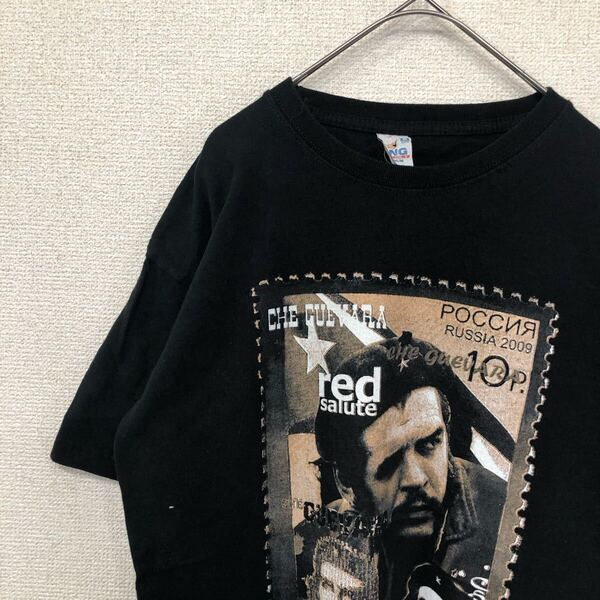アメリカ古着 tシャツ チェゲバラ 人物 プリント L 1295