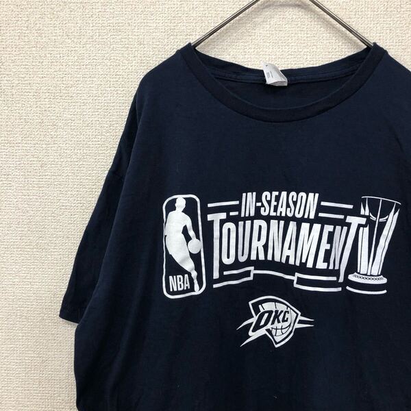 フルーツオブザルーム tシャツ NBA プリント バスケ アメリカ古着 L 1344