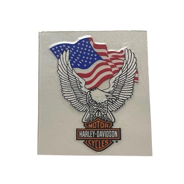 USA 当時物 転写 デカール Harley-Davidson ステッカー ハーレーダビッドソン シール 防水 タンク ガレージ ロゴ セット イーグル
