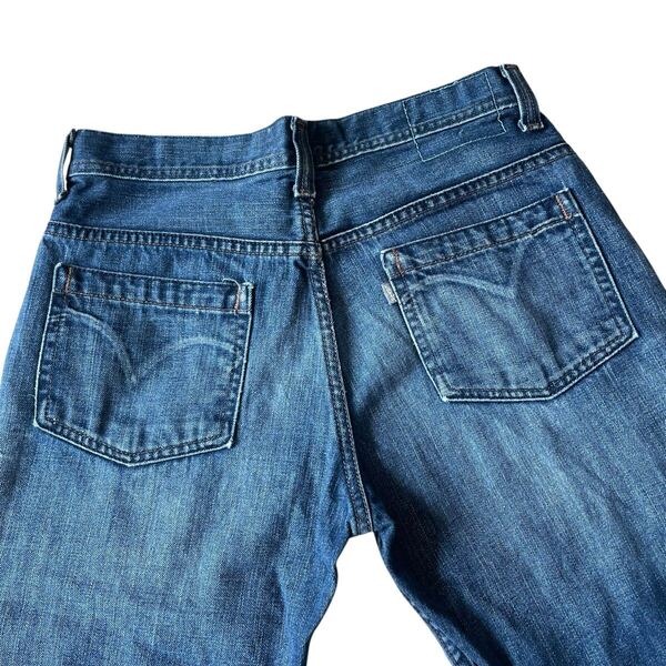 00s USA製 ビンテージ Levi’s SILVER TAB TRUE STRAIGHT W31 リーバイス シルバータブ ストレート メンズ ジーパン デニム ユーズド加工