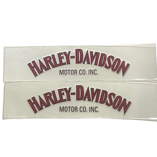 USA 当時物 転写 デカール Harley-Davidson ステッカー ハーレーダビッドソン シール 防水 タンク ガレージ ヘルメット