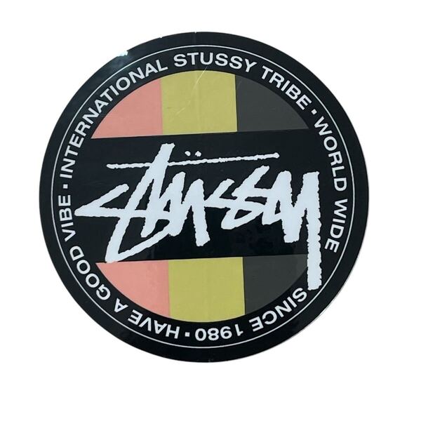 80s 90s STUSSY ビンテージ ステッカー グッドイナフ 藤原ヒロシ アンダーカバー OLD 黒タグ シール デカール 防水 車 ロゴ