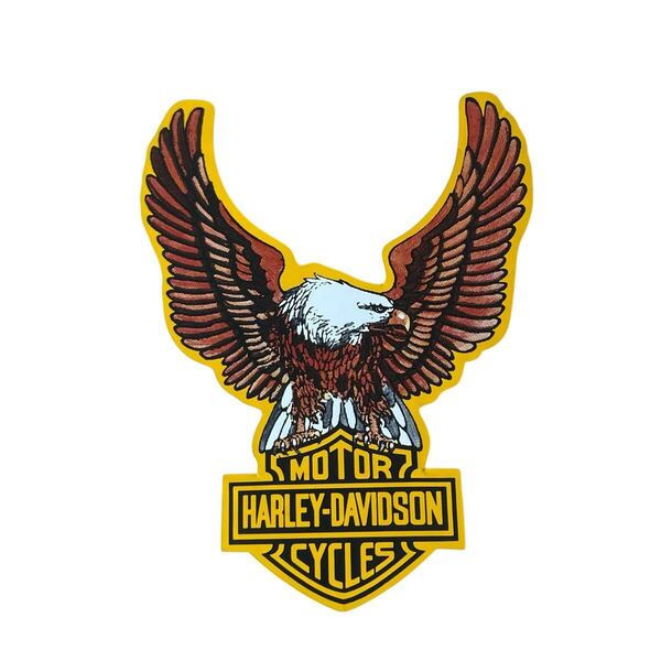 USA製 90s 00s Harley-Davidson ハーレーダビッドソン イーグル バーアンドシールド ステッカー シール ビンテージ