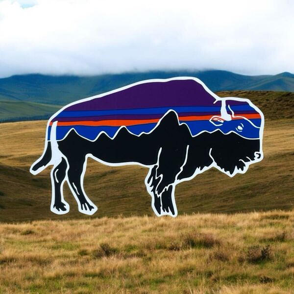 パタゴニア ステッカー 正規品 patagonia シール デカール バファロー