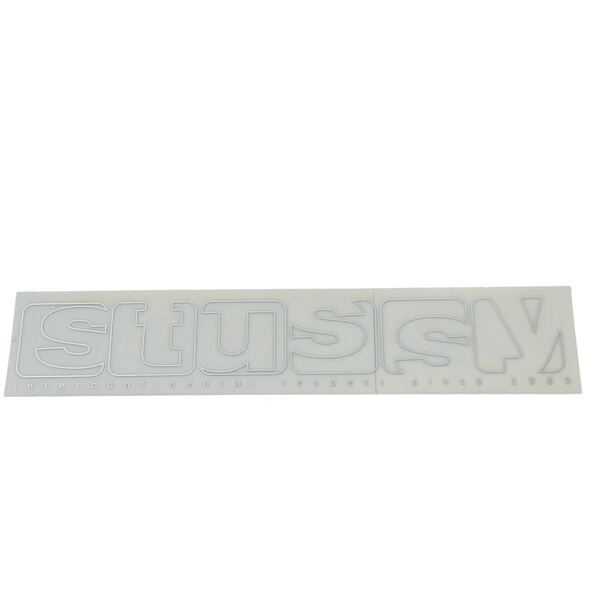 80s 90s STUSSY ビンテージ ステッカー グッドイナフ 藤原ヒロシ アンダーカバー OLD 黒タグ シール デカール 防水 車 シルバー