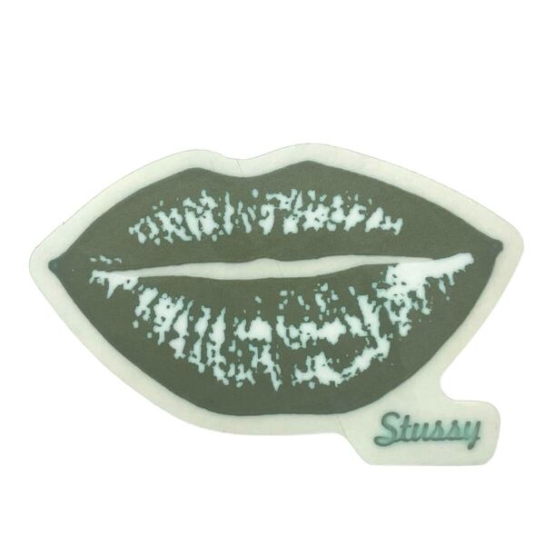 リップ 90s STUSSY ビンテージ ステッカー グッドイナフ 藤原ヒロシ アンダーカバー OLD 黒タグ シール デカール 防水 車 唇 90年代