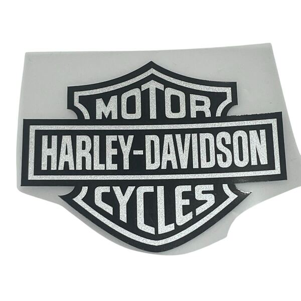 Harley-Davidson 90s 反射デカール USA ハーレーダビッドソン ステッカー 防水 ヘルメット サドルバック ロゴ バーアンドシールド