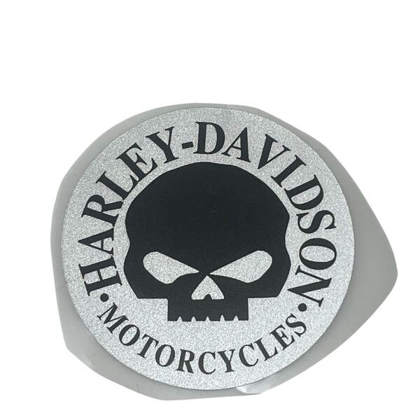 Harley-Davidson 00s 反射デカール USA ハーレーダビッドソン ステッカー 防水 ヘルメット サドルバック ロゴ バーアンドシールド スカル