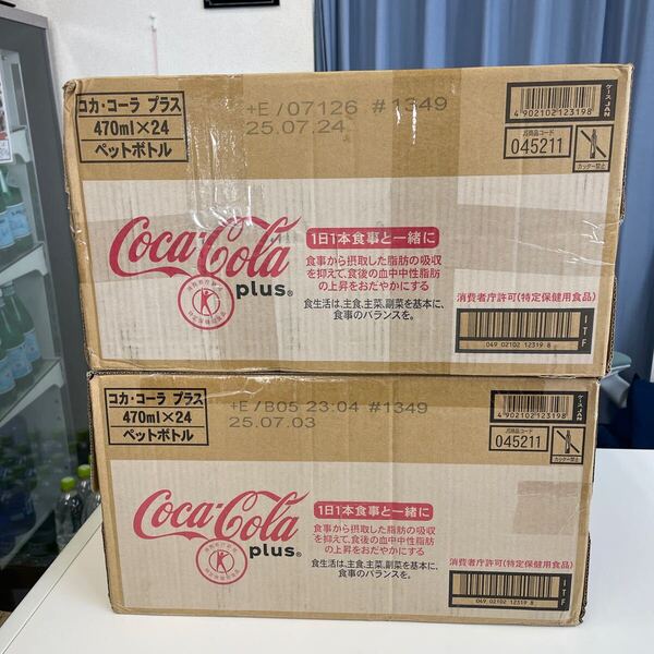 コカコーラプラス 470ml24本2ケース