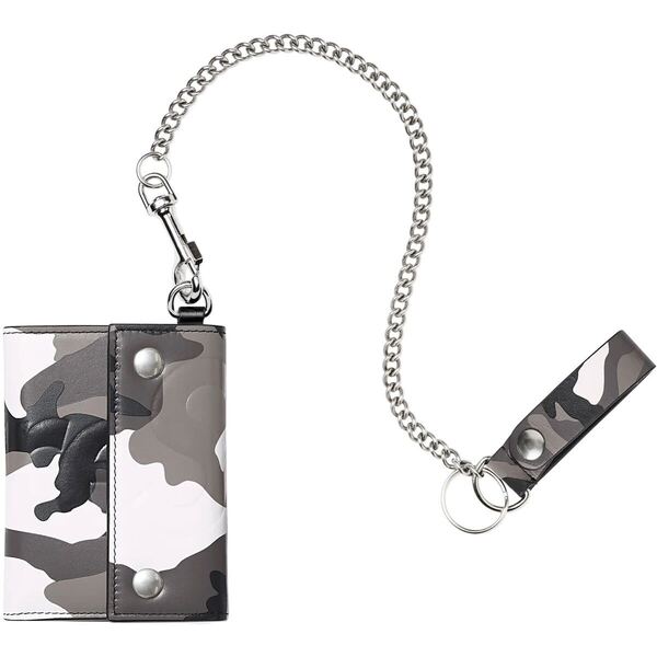 Supreme Leather Chain Wallet Snow Camo シュプリーム レザーチェーンウォレット スノーカモ 財布
