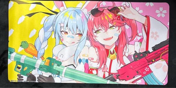 ホロライブ さくらみこ 兎田ぺこら プレイマット