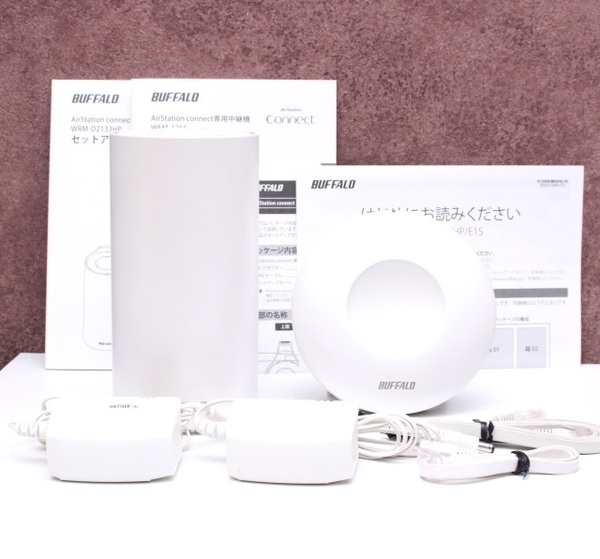 ★送料無料★動作OK★バッファロー BUFFALO AirStation Connect無線LAN親機 中継機 メッシュWi-Fi WRM-D2133HP/WEM-1266