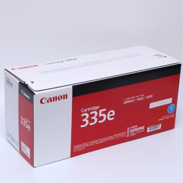 ★新品 未使用 送料無料★ キヤノン純正トナー カートリッジ 335e シアン 安心の国内正規品 ★Canon LBP841C/842C/843C用