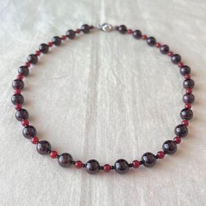 ガーネットのネックレス (Nー248)
