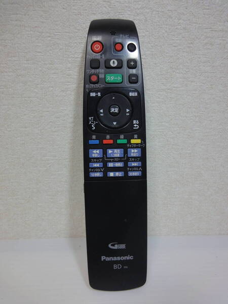 YD Panasonic N2QBYB000040 BDリモコン 赤外線発光確認済 訳あり品