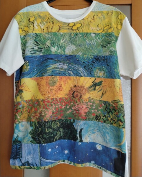 Design Tshirts Store graniph グラニフ Tシャツ ゴッホ ひまわり サイズM ユニセックス