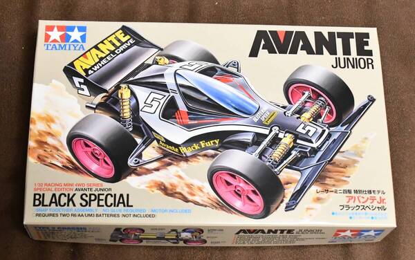 即決 新品 送料無料 アバンテJr ブラックスペシャル レーサーミニ四駆シリーズ 特別仕様モデル ミニ四駆 タミヤ