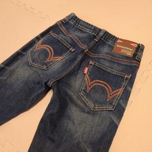 EDWIN キッズ J403XV ジーンズ デニム ジーパン エクスクルーシブビンテージ アジャスター ストレッチ エドウィン 濃紺 160