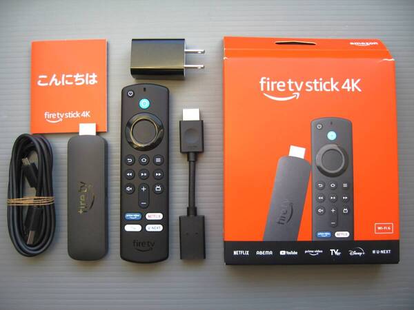 美品! サクサク!! Amazon Fire Stick TV 4K 管理No.B34