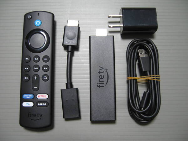 サクサク! 抜群のレスポンス!! Amazon 純正 fire tv stick 4K MAX 管理No.B99