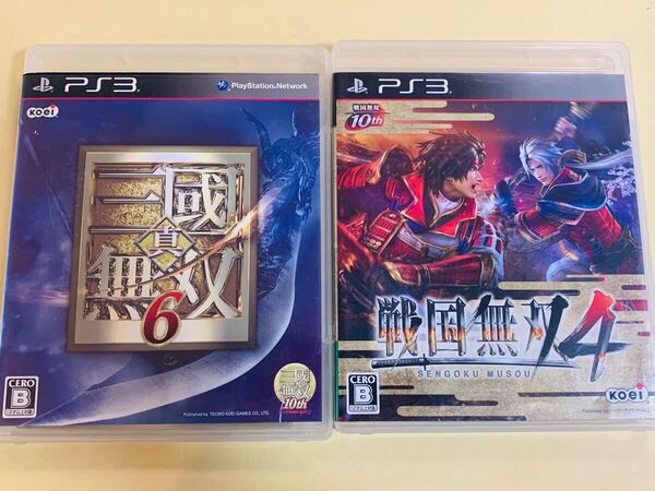 【PS3ソフト 2本セット】 戦国無双4 真・三國無双6 ★プレイステーション3 (M)