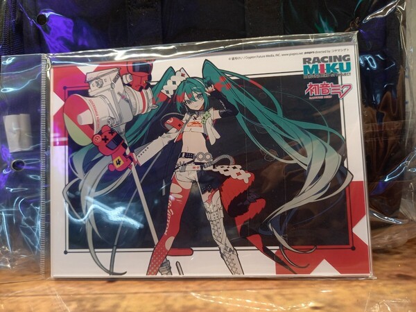 1 レーシングミク 2025 ビジュアルアクリルプレート 初音ミク アクリルボード アクリルアート アクリルパネル アクリルスタンド