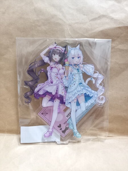 ショコラ バニラ ネコぱら10周年展 上野マルイ 丸井 アクリルスタンド ネコぱら展 アクスタ アクリルフィギュア