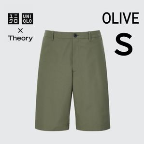 UNIQLO×Theory ユニクロ×セオリー 感動イージーショートパンツ S オリーブ 商品番号447096