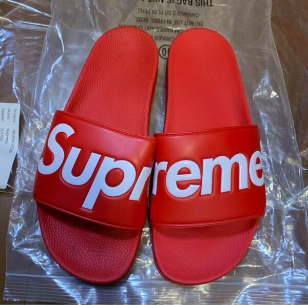 supreme 2014ss シャワースライドサンダル レッド 28㎝ 新品