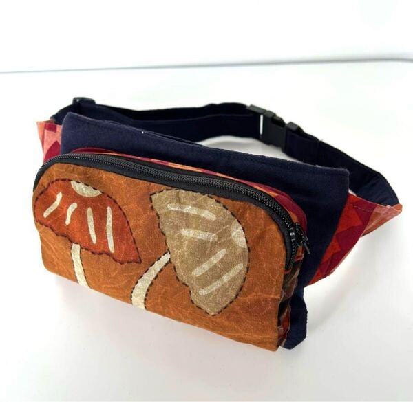 ★送料無料★新品 ウエストポーチ ハンドメイド ウエストバッグ ボディバッグ ショルダーバッグ エスニック アフリカン C
