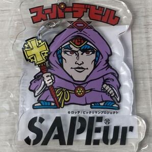 【完売品】スーパーデビル 新品 コラボ 限定 SAPEur サプール × ビックリマン/アクリルキーホルダー シール チョコ ビックリマンシール