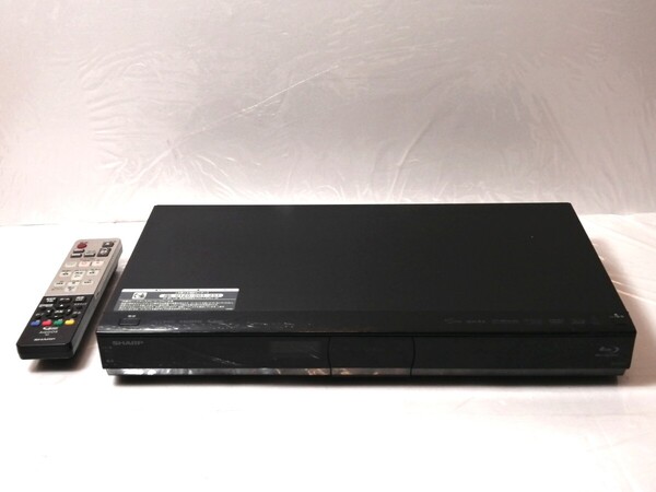 SHARP シャープ ブルーレイレコーダー BD HDD Blu-ray BD-S520 リモコン付属