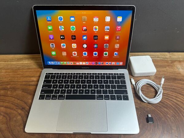 「新品バッテリー」Apple MacBook PRO Retina 13inch 2017/CPUi5 2.3GHZ/16GB/SSD256GB/Windows11/office2024/CJ389