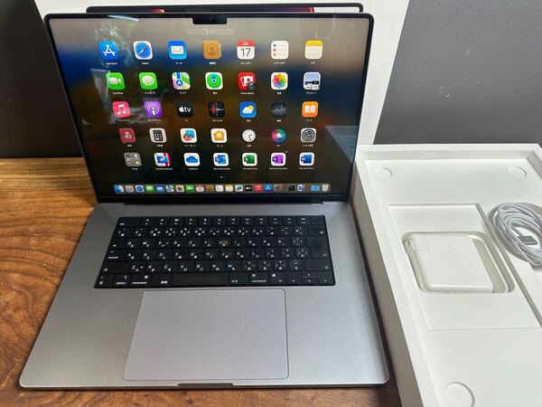 「美品」MacBook Pro (16-inch, M1, 2021) /M1 10コア/16GB/SSD1TB/Windows11/office2024/バッテリー86%/CJ392