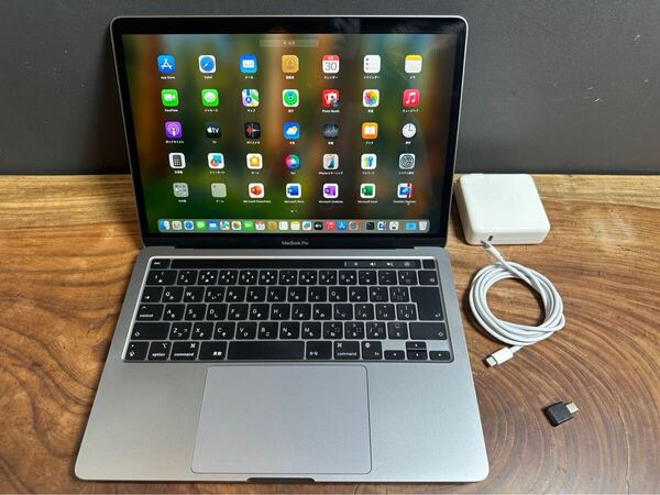 「極美品」Apple MacBook Pro 13inch 2020/M1 8コア/GPU8コア/16GB/SSD1TB/Windows11/office2024/バッテリー90%/CJ393