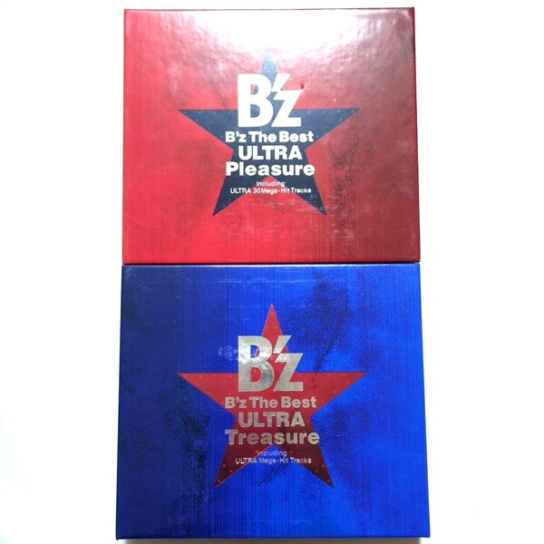 B'z ベストアルバム 2点セット B'z The Best ULTRA Pleasure ULTRA Treasure 初回限定盤 4CD+2DVD