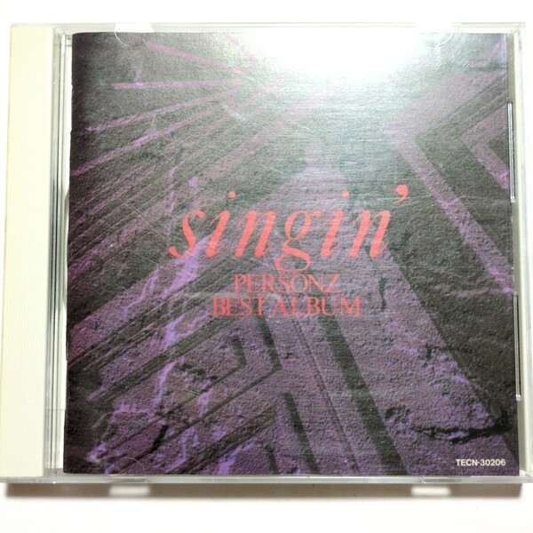 PERSONZ CD ベストアルバム 「singin'」 DEAR FRIENDS 7 COLORS (Over The Rainbow) Fallin' Angel(嘆きの天使)