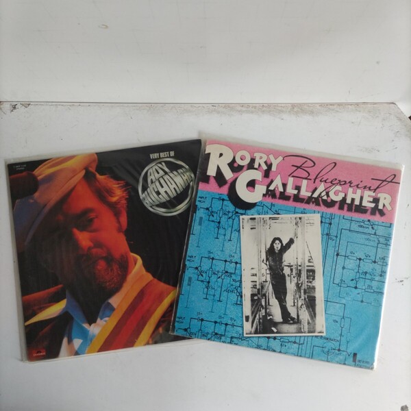 【LPレコード2枚1組】ROY BUCHANAN「VERY BEST OF ROY BUCHANAN」ポリドール & RORY GALLAGHER「Blueprint」Chrysalis/US盤 中古盤