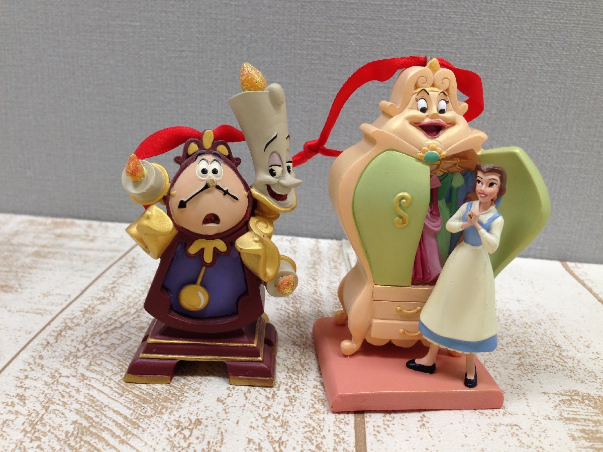 新品タグ付き ディズニーオーナメント 美女と野獣 ルミエール グーフィー 新品タグ付き ディズニーオーナメント 美女と野獣 ルミエール