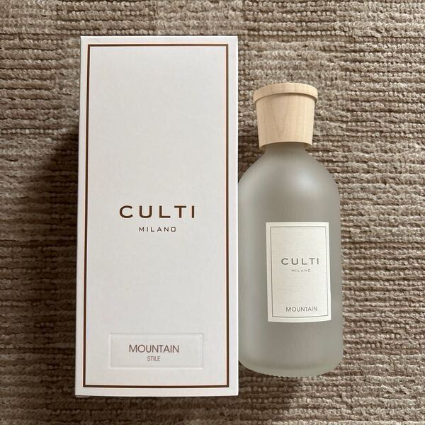 CULTI クルティ ルームディフューザー MOUNTAIN 500ml 空き瓶 元箱あり 国内正規品 送料無料