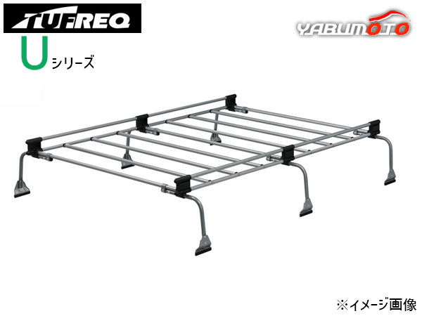 エブリィDA64外しinnoルーフキャリア2本セット黒ラック荷台