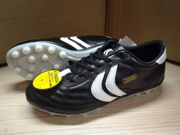 ヤスダ YASUDA ジュニアサッカーシューズ ジュニアサッカースパイク ジュニアサイズ 「Ligaresta Ace Jr.」YSD-S25JR BKWT 22,0cm/22,5cm