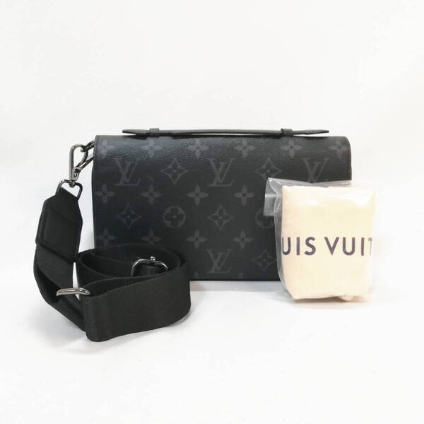【未使用級】ルイ・ヴィトン(モノグラム・エクリプス)ジッピーXL 長財布 ショルダー クラッチ ポーチ 旅行 M61698【送料無料】738