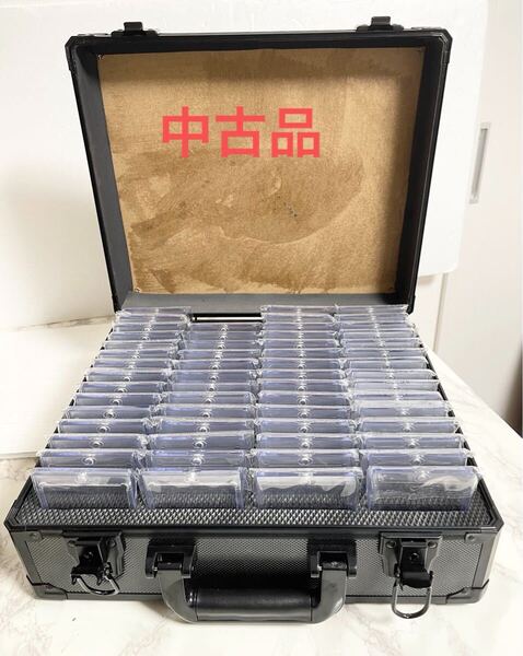 訳あり ポケカ 35pt マグネットローダー 専用 アタッシュケース 収納ケース トレカ カードケース ストレージボックス 60枚収納可
