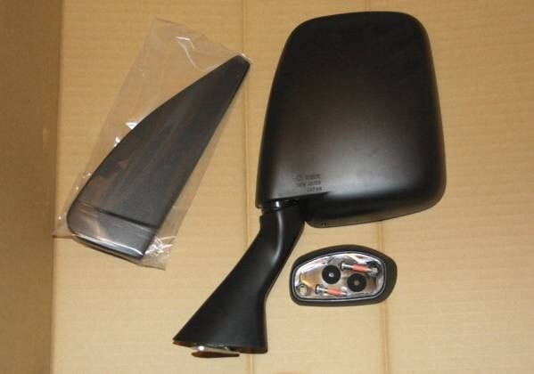送料込み 未使用新品#在庫あり即納# 赤帽サンバー TT1・TT2・TV1・TV2 系用 左ミラー&ミラーカバー 赤帽ミラー