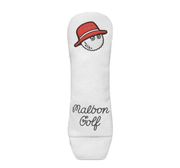 MALBON GOLF ヘッドカバー マルボンゴルフ マルボン UT 白 即日