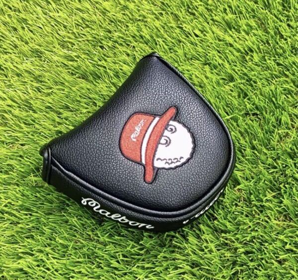 MALBON GOLF ヘッドカバー マルボンゴルフ マルボン 黒 マレット