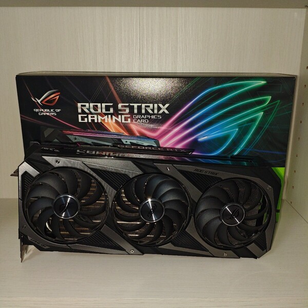 ASUS NVIDIA GPU GeForce RTX3090 24GB ROG-STRIX-RTX3090-O24G-GAMING 中古 動作品 グラフィックボード